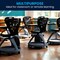 Flash Furniture Black Mobile Desk Chair - 360 Degree Tablet Rotation YU-YCX-019-BK-GG - alternate 10
